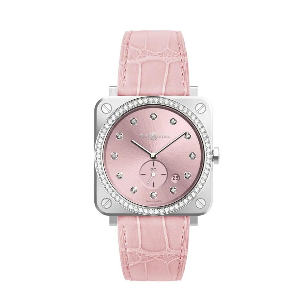 Bell & Ross — S Novarosa Full Diamonds Rose