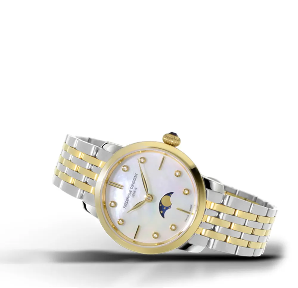 Frédérique Constant — Montre Femme Quartz Phase De Lune, vue 2
