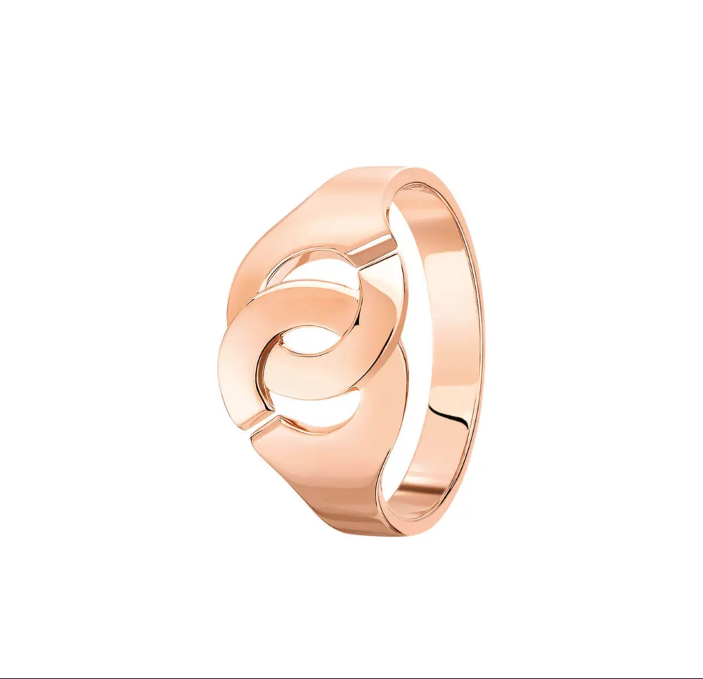 Dinh Van — Bague Menottes Or Rose R10