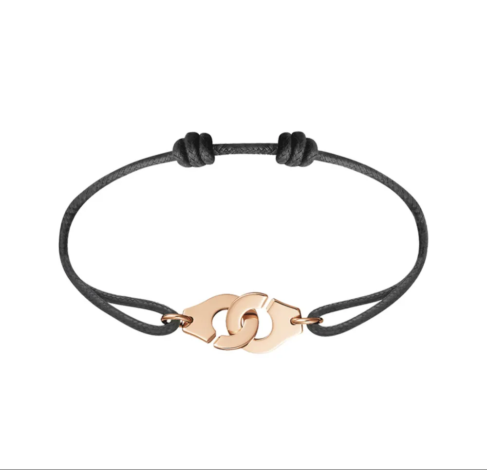 Dinh Van — Bracelet sur cordon Menottes R12