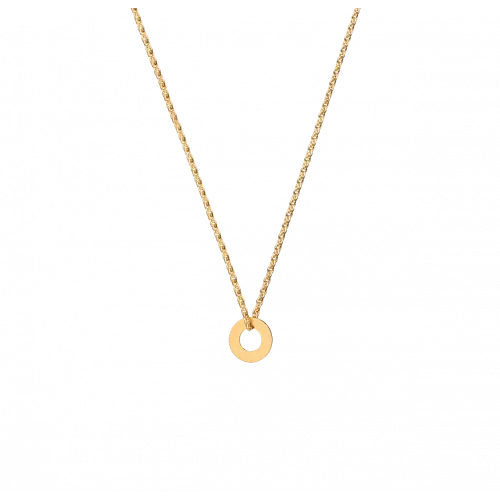 Dinh Van — Bracelet sur cordon Cible petit modèle or jaune, vue 3