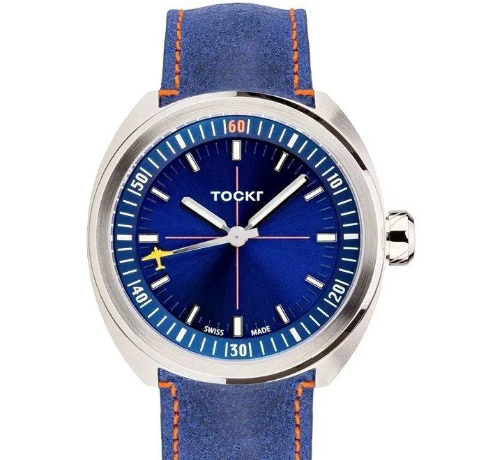 Tockr — Montre SkyTrain Bleue Automatique