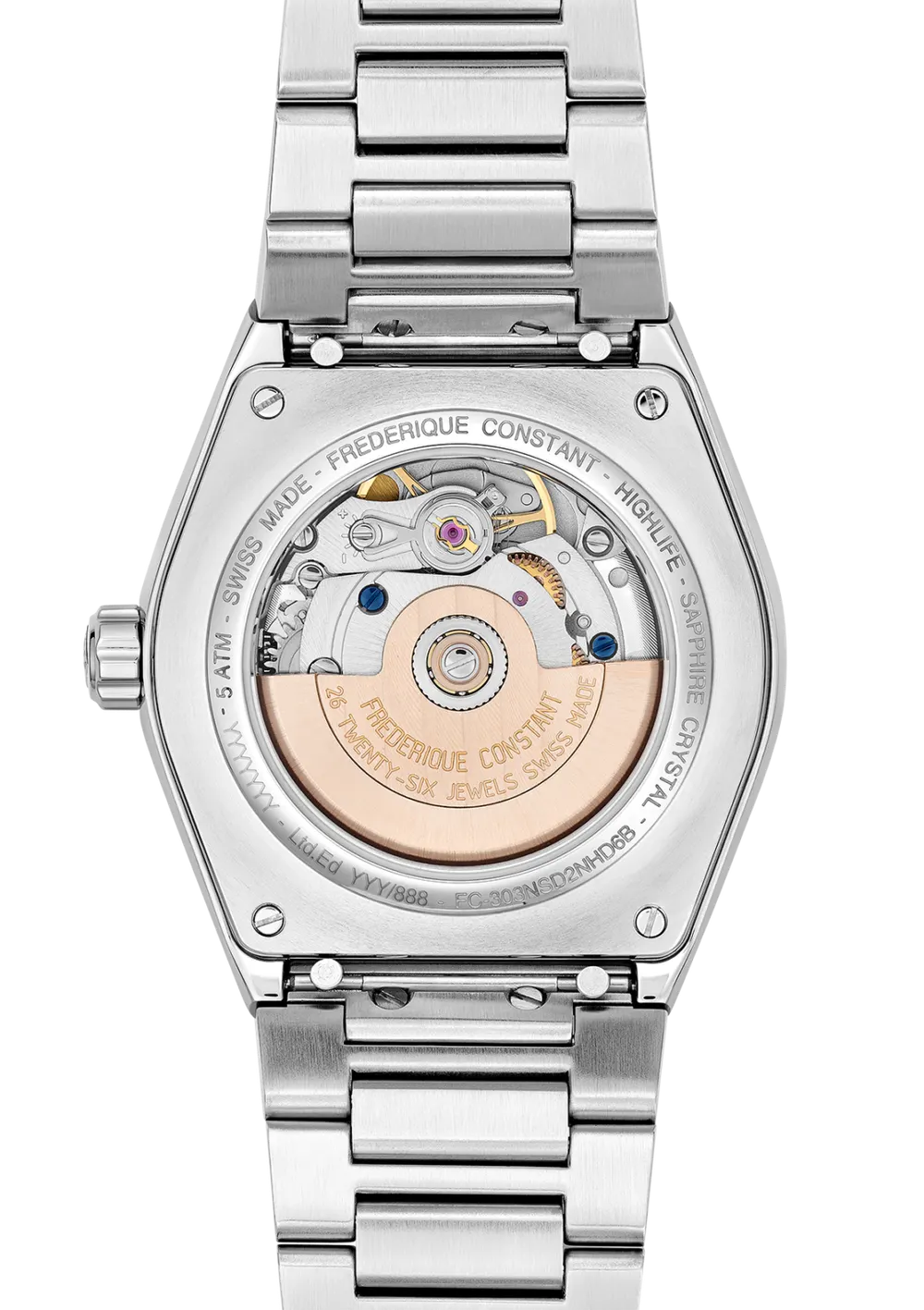 Frédérique Constant — Highlife Ladies Automatic Sparkling, vue 3