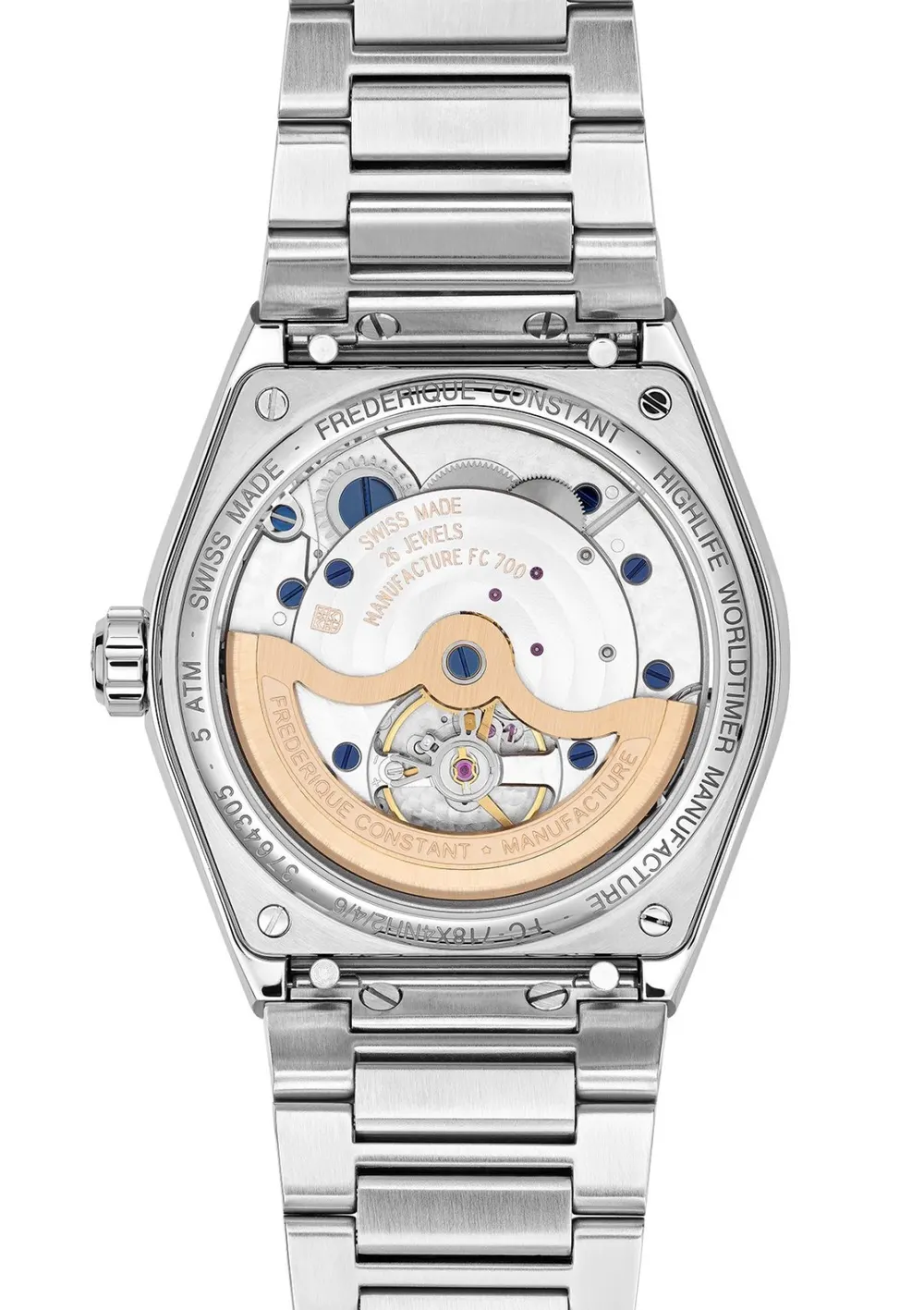 Frédérique Constant — Highlife Worldtimer Manufacture, vue 3