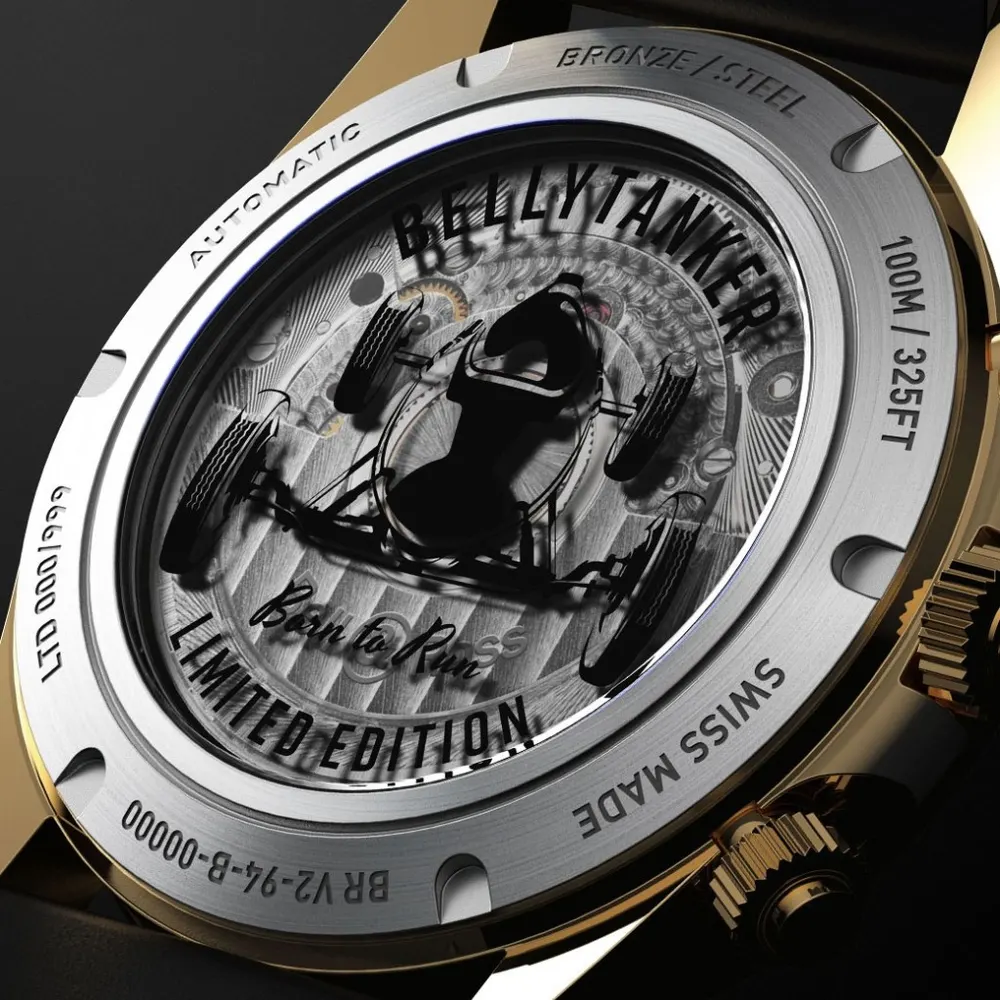 Bell&Ross BR V2-94 BELLYTANKER BRONZE édition limitée, vue 3