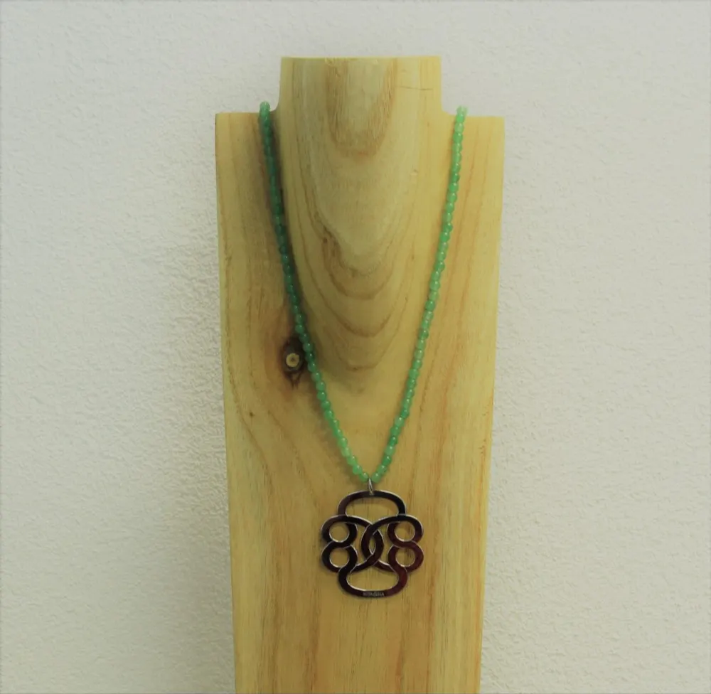 Rita&Zia — Sautoir XXL avec pierres d’aventurine et symbole de l’infini, vue 5