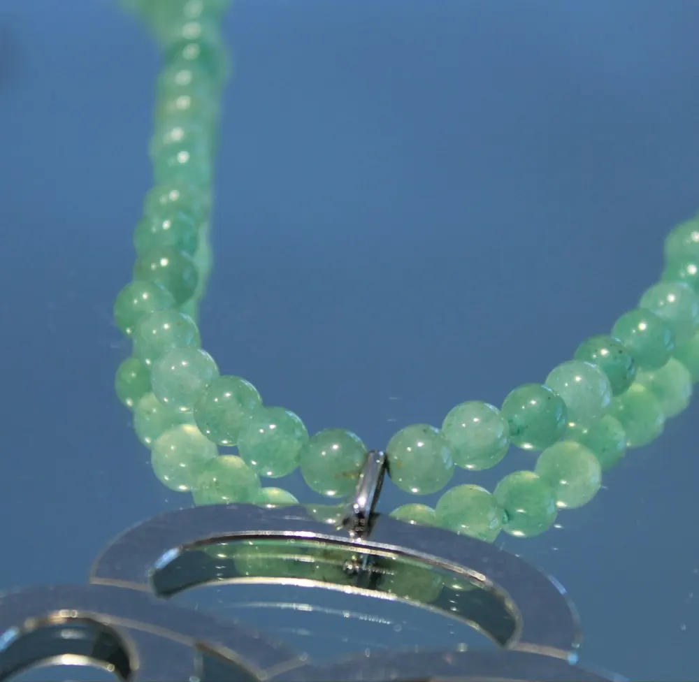 Rita&Zia — Sautoir XXL avec pierres d’aventurine et symbole de l’infini, vue 6