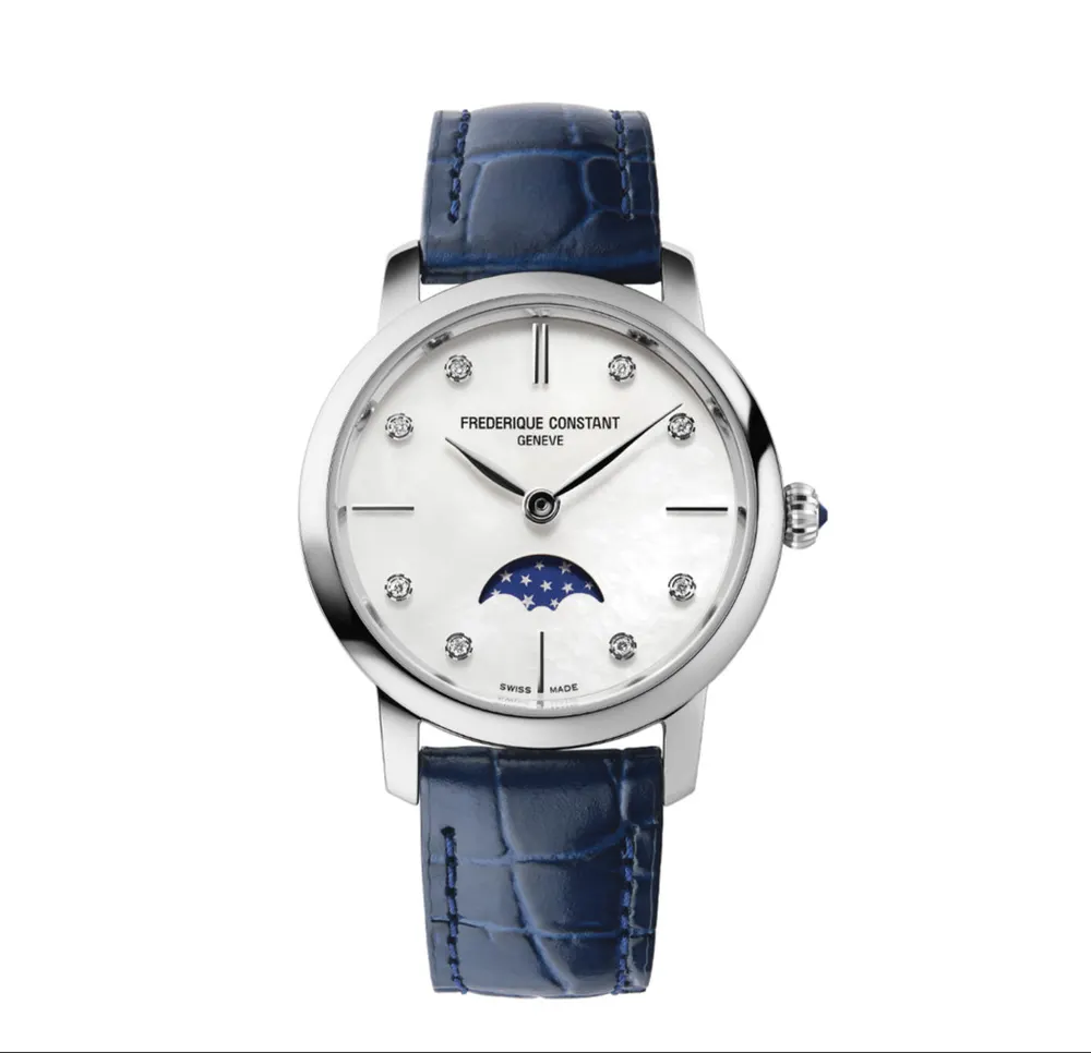 Frédérique Constant — Montre Femme Quartz Phase De Lune