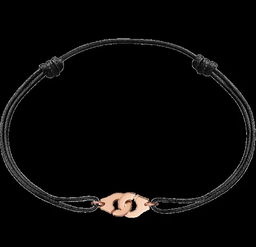 Dinh Van — Bracelet sur cordon Menottes R8 or rose