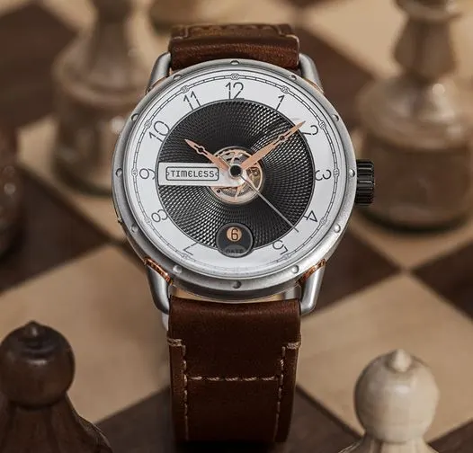Timeless — automatique black acier et or